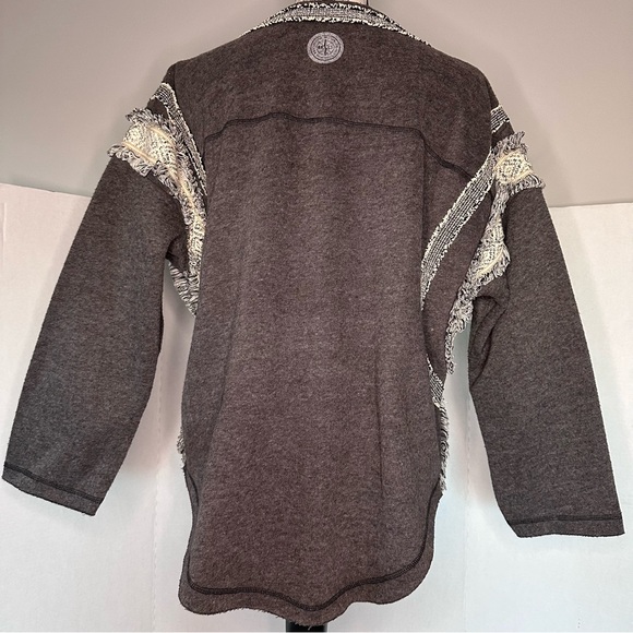 BNCI | Womens Navajo Gray Pullover Sweater - Poncho Inspo | Size Small - Picture 7 of 15
